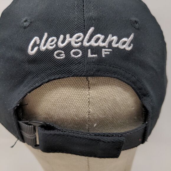 Cleveland Golf Men's Strapback Hat Black Adjustable Embroidered Logo - Picture 10 of 13